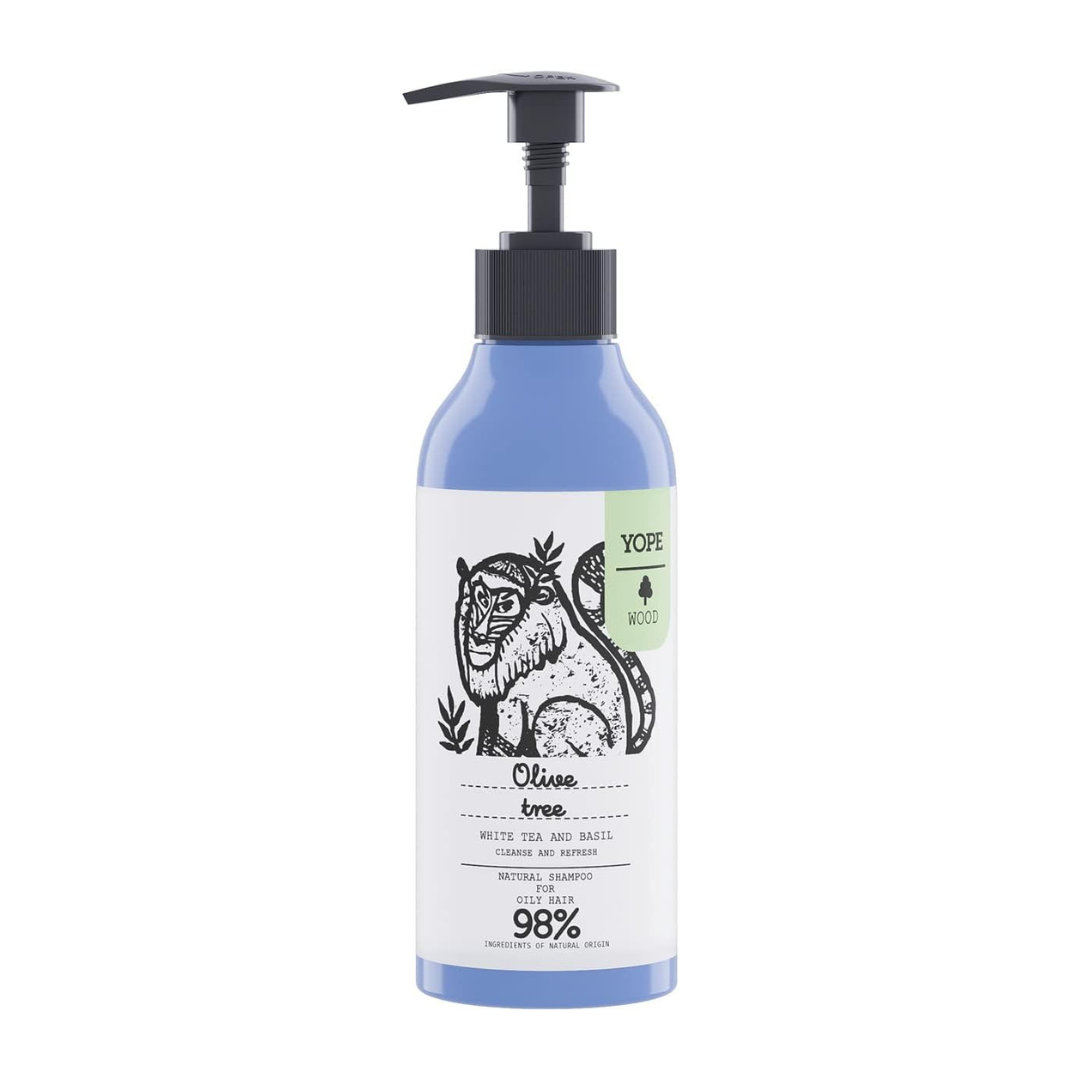 Champú natural para cabello graso Olivo YOPE Wood